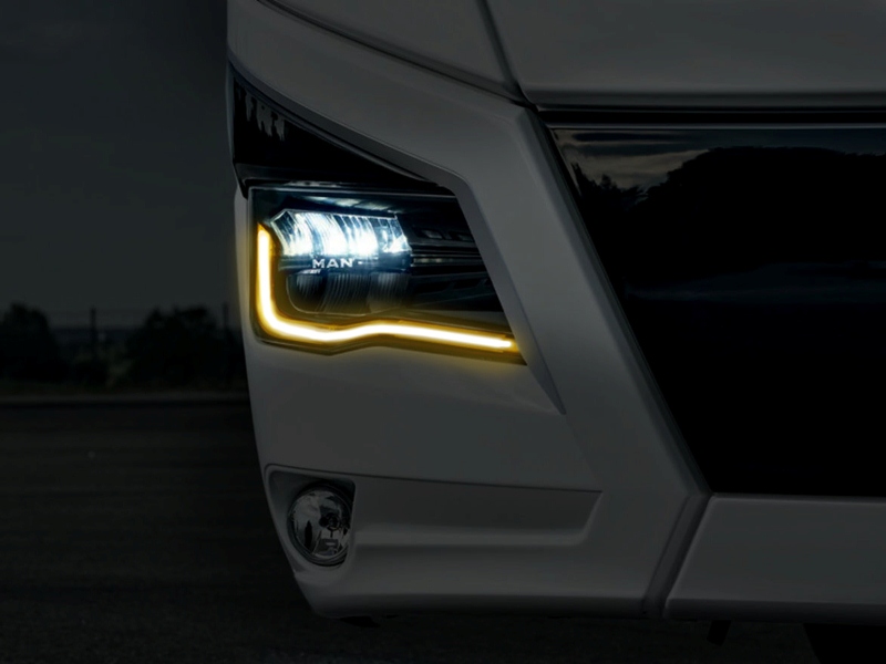 LED moduly denního svícení pro vozy MAN 2020+, oranžové