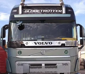 Nerezový kryt stěračů "květináč" s nápisem pro Volvo FH5 2021-