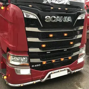 Sada nerezových lišt na masku pro Scania New Generation S a R