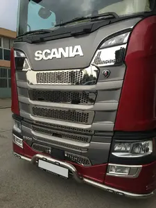 Sada nerezových lišt na masku pro Scania New Generation S