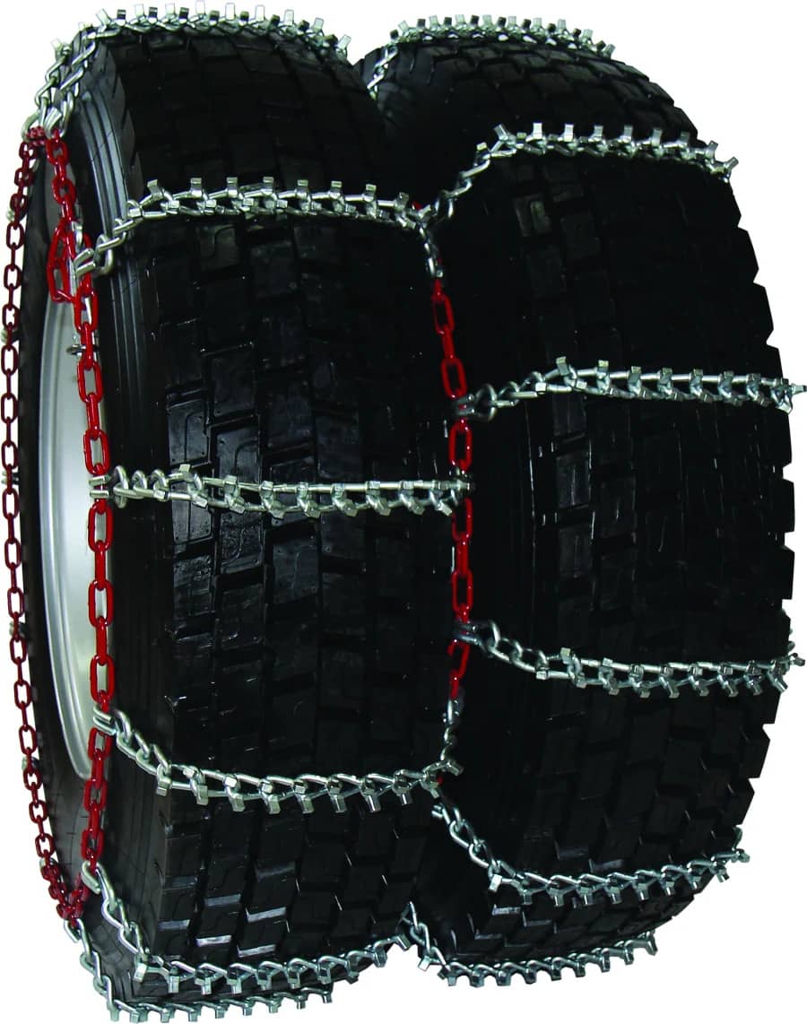 315/70-22,5 | Sněhové řetězy na dvojmontáž Trygg s hroty pro Norsko