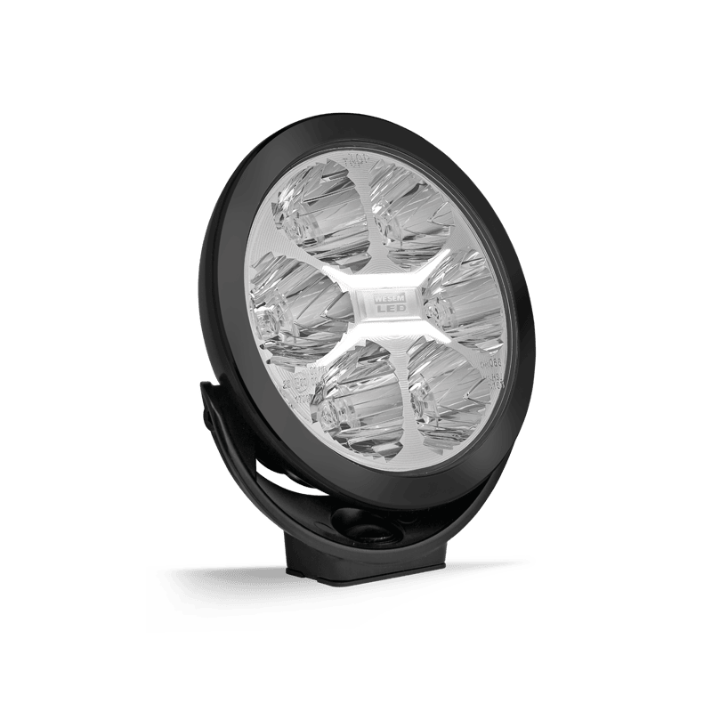 LED reflektor Wesem FERVOR 7", 180mm, 12/24V, Černé