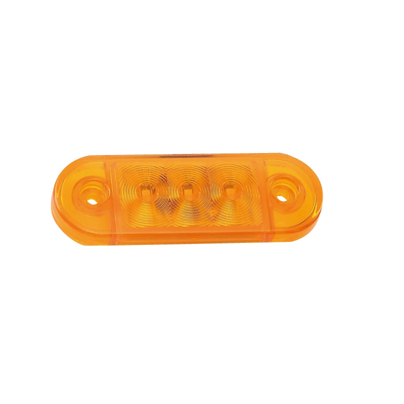 LED poziční světlo Lucidity 12- 24V, 3 LED, ECE, ADR- Oranžová