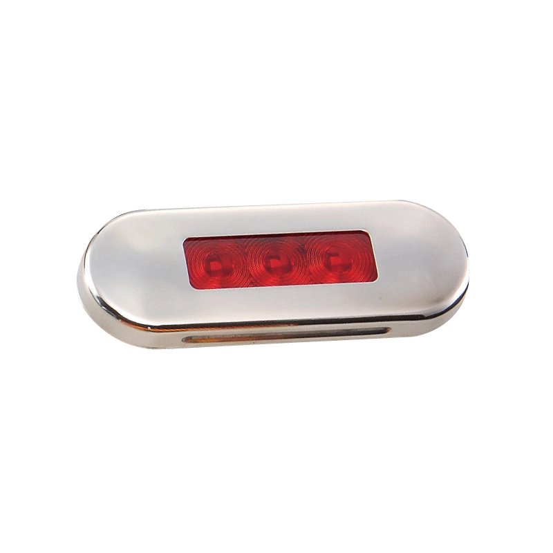 LED poziční světlo Lucidity 12- 24V, 3 LED, ECE, ADR- Červená