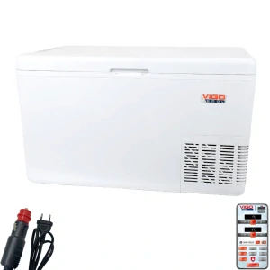 Přenosná kompresorová autochladnička Vigo Cool V35H, 35 l, 12/24/230V Bílá