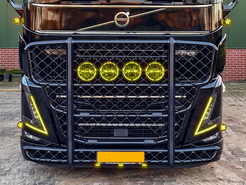 Žluté LED moduly denního svícení pro VOLVO FH AERO, FH5 a FM5 2021+