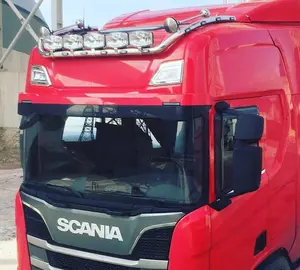 Střešní nerezový rám long pro Scanii NTG, 13 LED