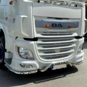 Nerezový rám pod nárazník, třídílný, 11 LED, Daf XF106