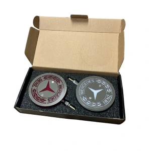 Světla pod zrcátko lollipop nerezové Mercedes Benz červená, bílá