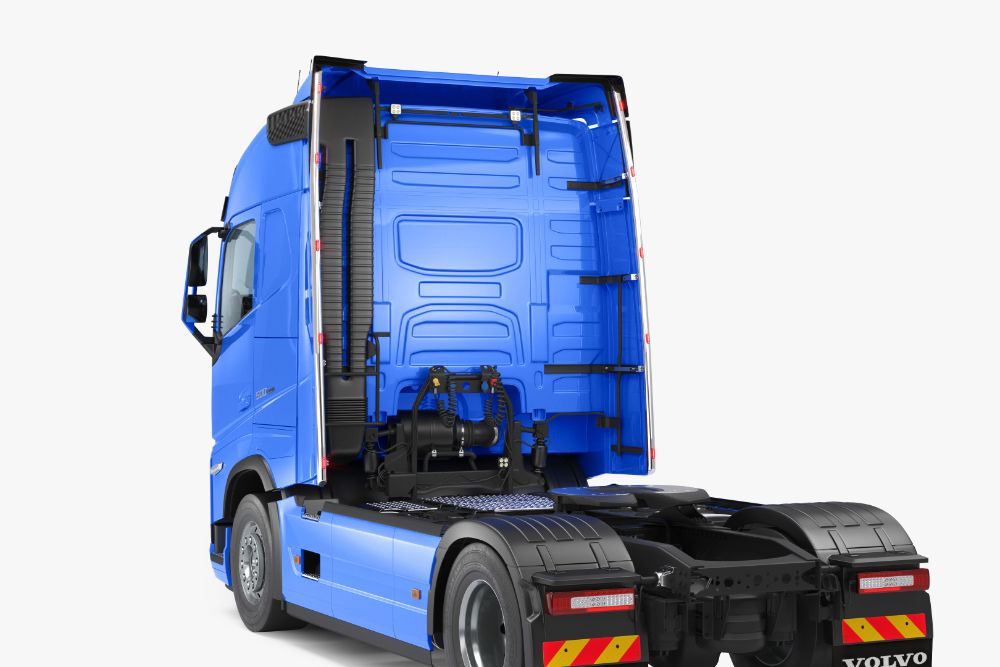 Rámy na zakabinové spoilery s 10 LED, VOLVO FH 20-, FH AERO 24- GLB XL