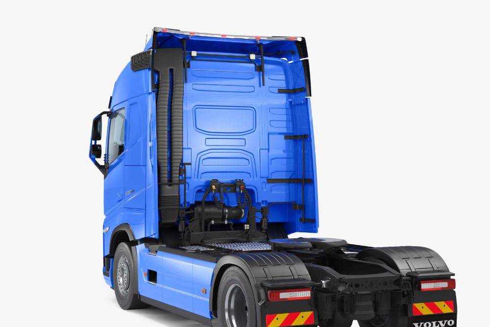 Rám na střešní spoiler s 5 LED, VOLVO FH 20-, FH AERO 24- GLB XL