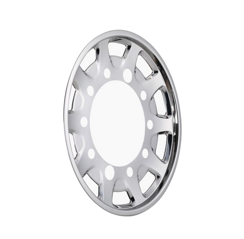 Nerezová poklice TW TUNA pro disky 22,5" ET135 (balóny) s offsetem 25mm