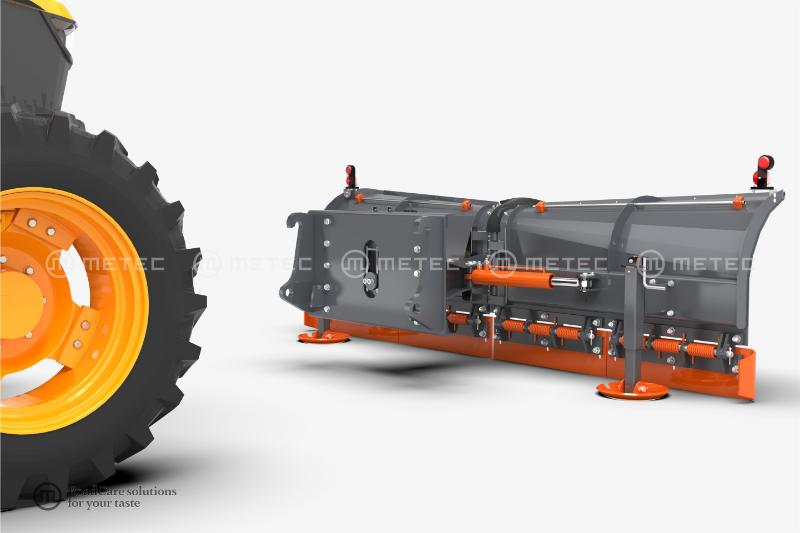 Sněžný pluh "V" pro nakladač/traktor 2,5m