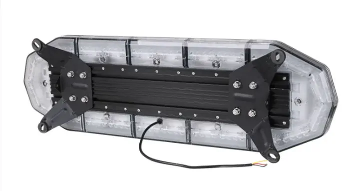 LED Majáková rampa 1037mm, oranžové LED světlo 12/24V