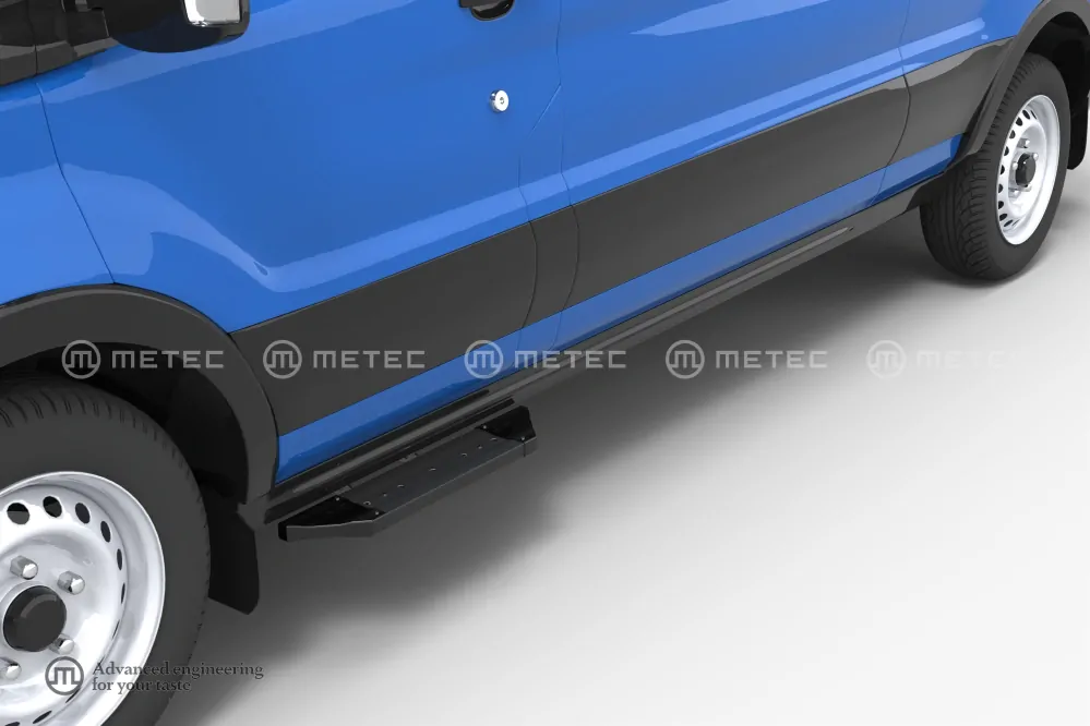 Boční nášlap ,,Problack"- přední, FORD TRANSIT CUSTOM 13- 17