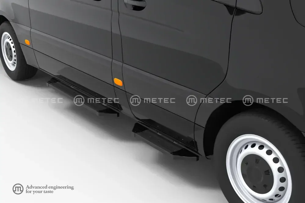 Boční nášlap ,,Problack"- zadní, VOLKSWAGEN CRAFTER 07- 16