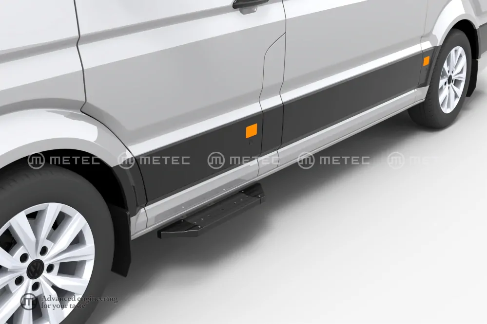 Boční nášlap ,,Problack"- přední, VOLKSWAGEN CRAFTER 17-, MAN TGE 17-