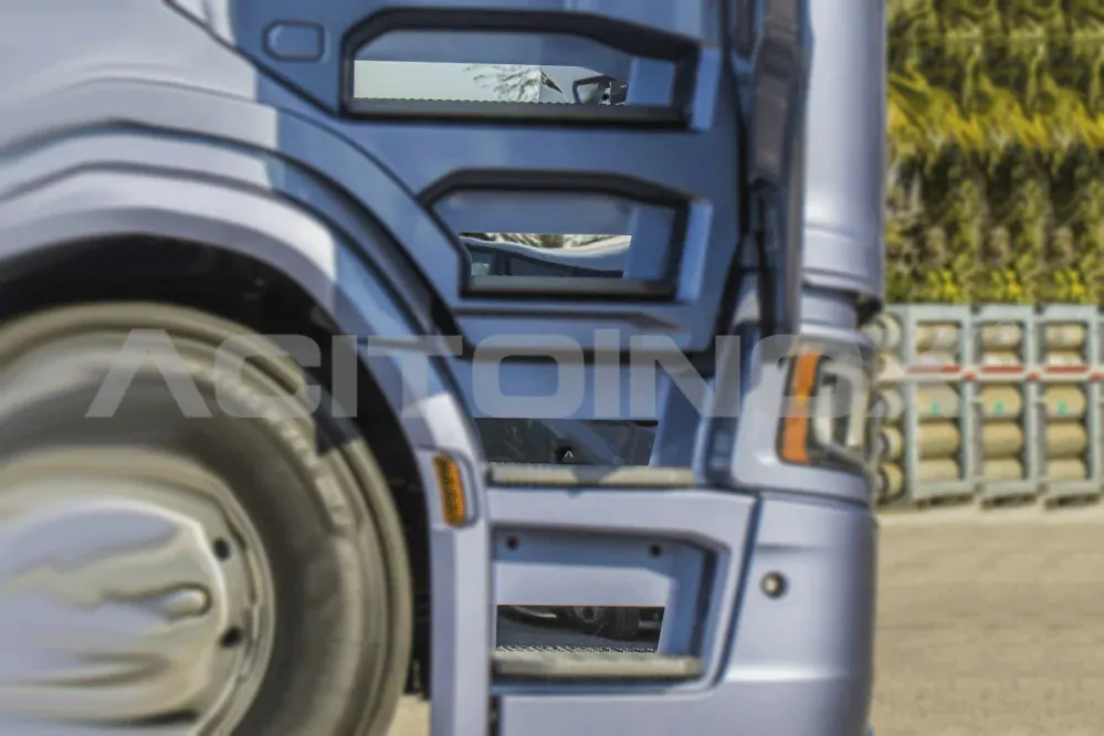 Nerezové lišty do schodů, Scania NTG S