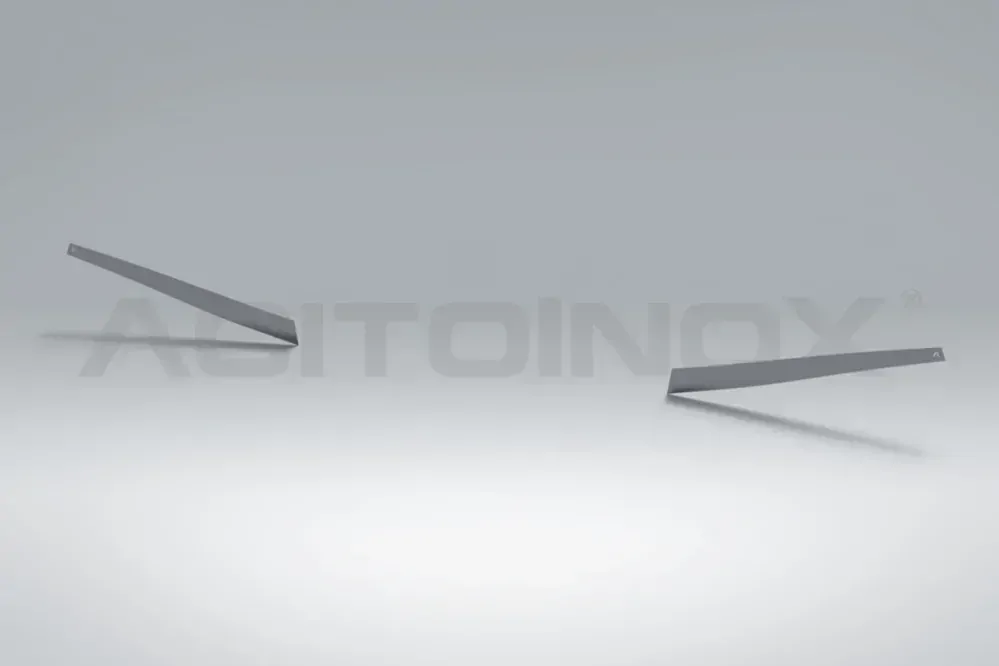 Nerezové lišty bočních profilů, DAF XG+, XG