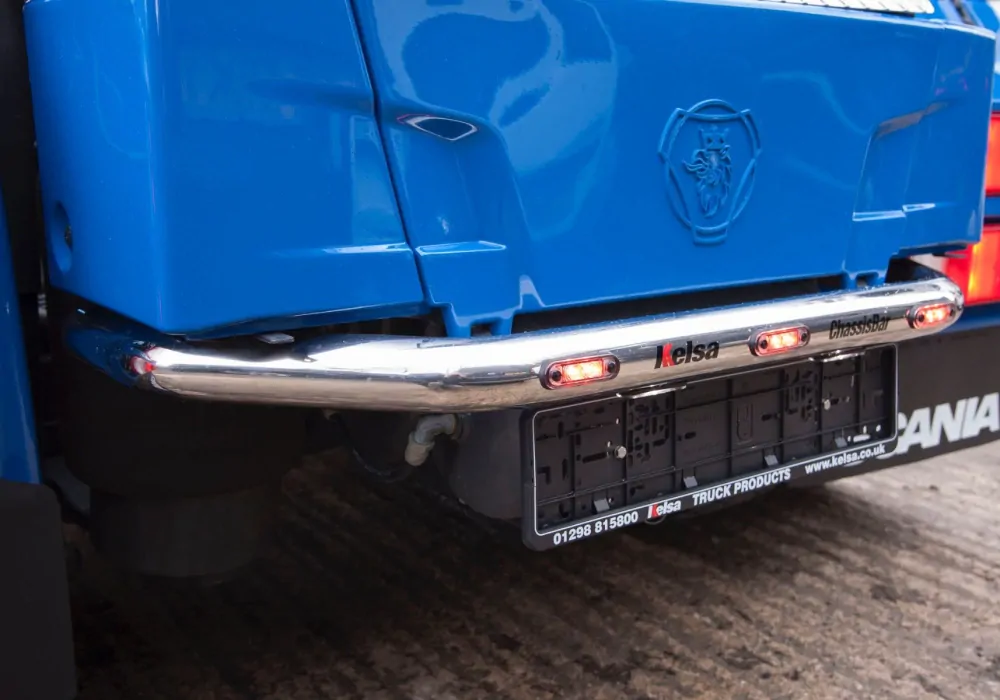 Zadní nerezový rám Kelsa ChassisBar pro Scania R, S, P, G