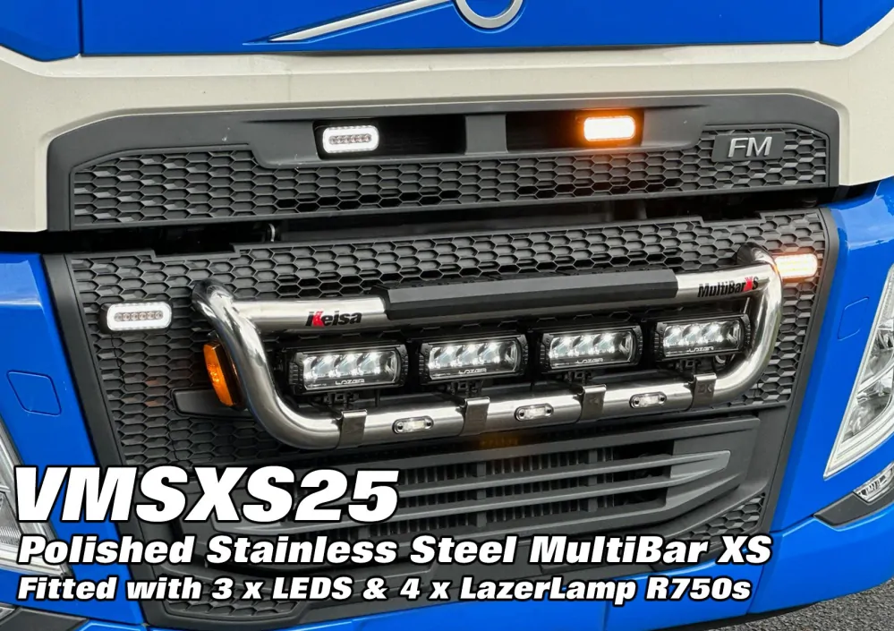 Přední nerezový rám Kelsa MultiBar XS pro Volvo V5 FM