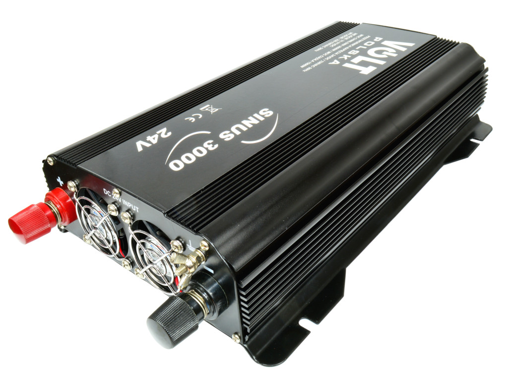 Měnič napětí Volt SINUS 3000 24V 1500/3000W USB