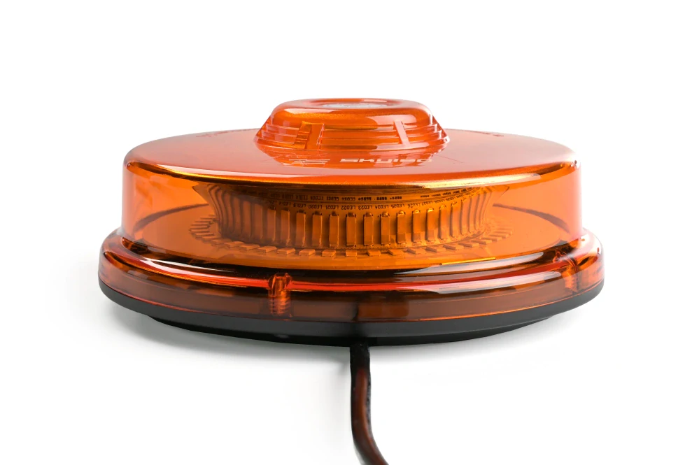 LED maják na magnet Skyled ,,UFO" , oranžový, 151x59mm, 12/24V
