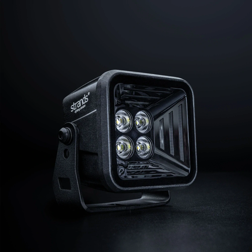 LED pracovní světlo Strands DARK KNIGHT FORTEX, s pozičním světlem, 3 teploty barev, 39-36V, 3900lm, ECE R10