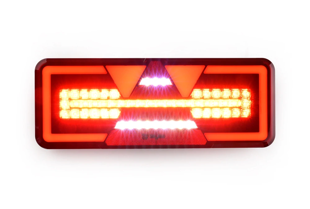 LED zadní koncové světlo Skyled (poziční světlo, couvací, brzdové, mlhovka, odrazka, dynamický blinkr), ECE R10, R148, R150- pravé