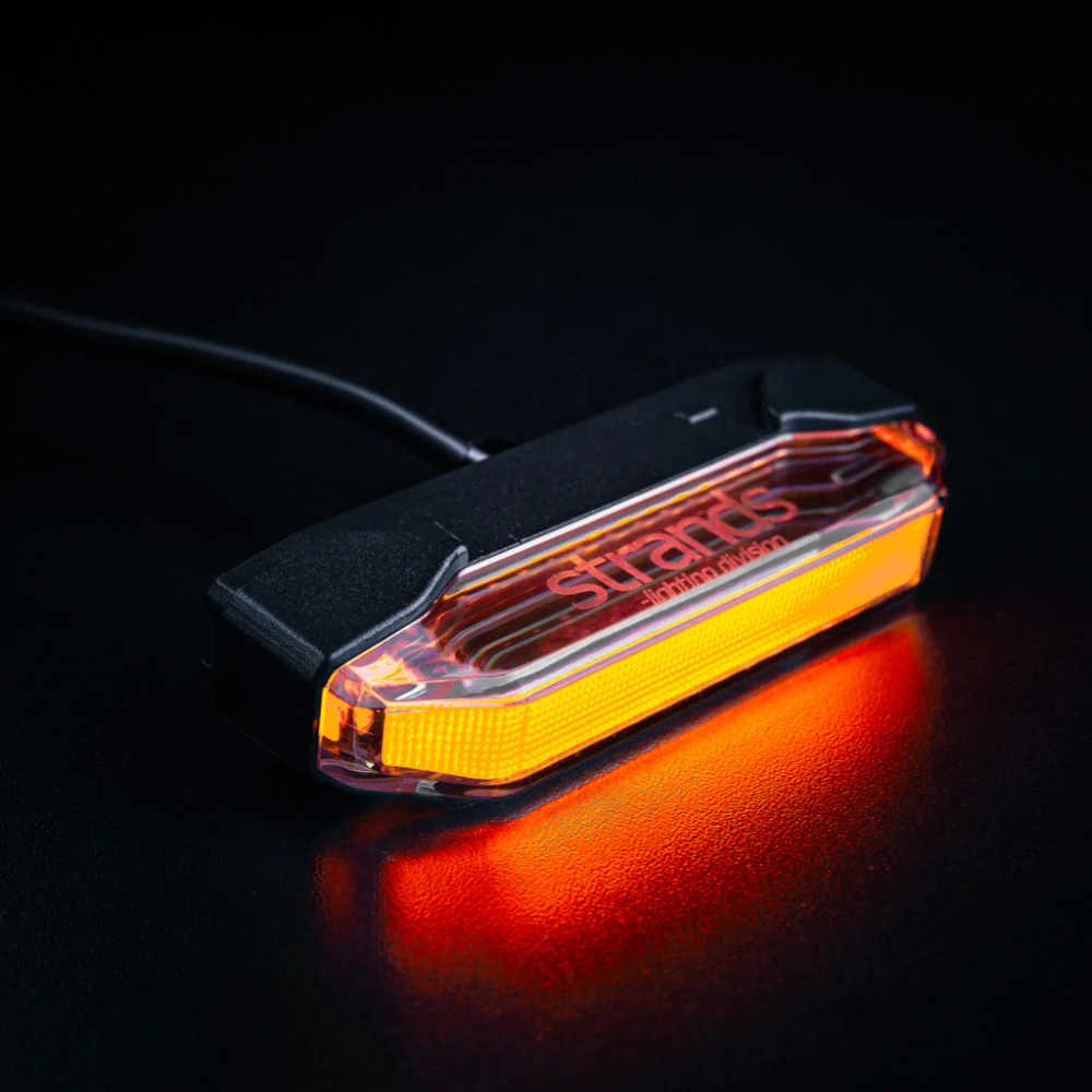 Poziční světlo/výstražné světlo Strands FIREFLY SEE ME, 10-48V, ECE R10, R65- oranžové