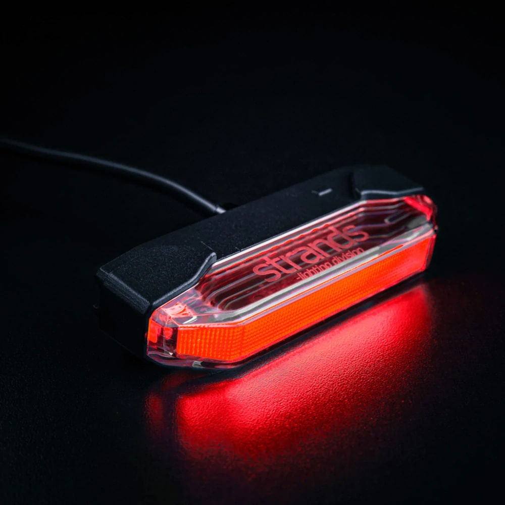 Poziční světlo Strands FIREFLY SEE ME, 10-48V, ECE R10, R65- červené