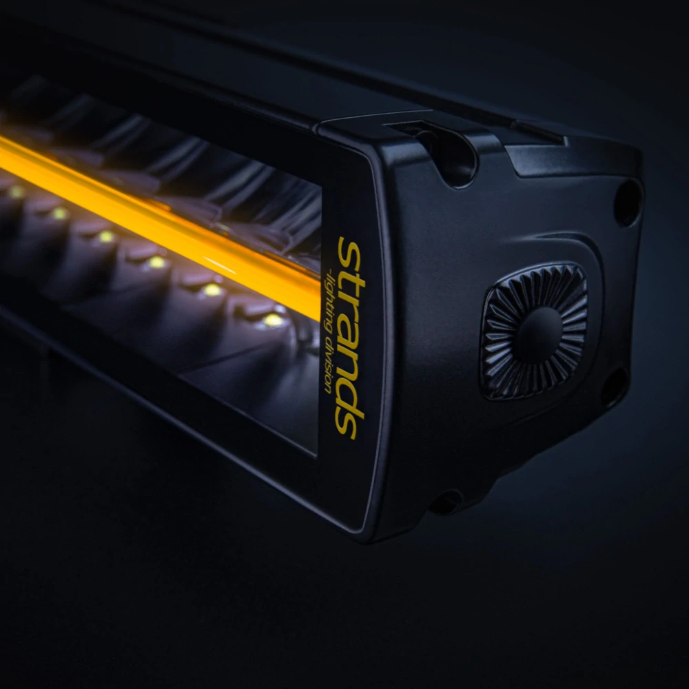 LED rampa Strands SIBERIA OUTLAW UDX 12" (302,4mm), s pozičním světlem, 10-32V, 110W, R10