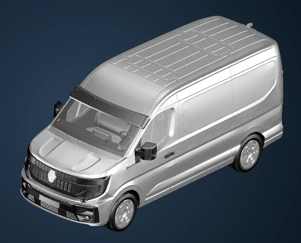 Sluneční clona pro Renault Master 2024-, Nissan Interstar 2024-