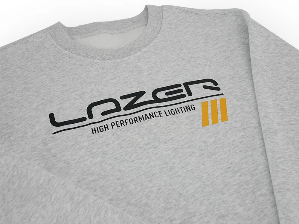 Mikina Lazer světle šedá- TRUCKING