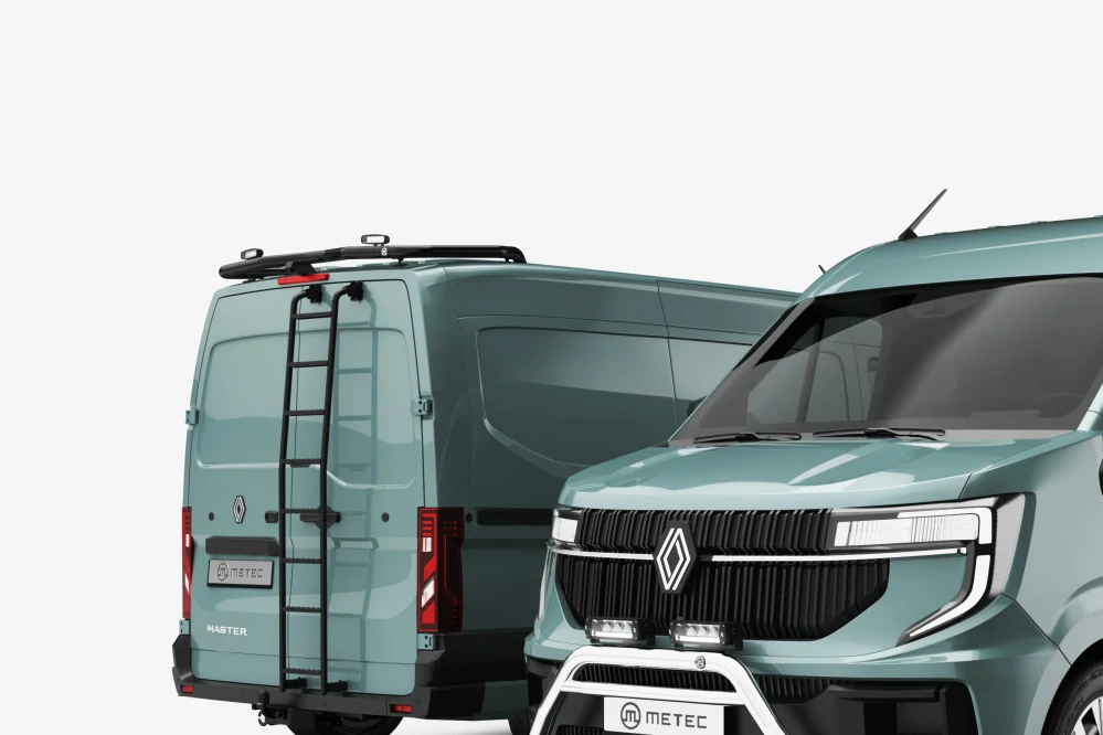 Zadní nerezový rám, pro Renault Master 24-, lakovaný