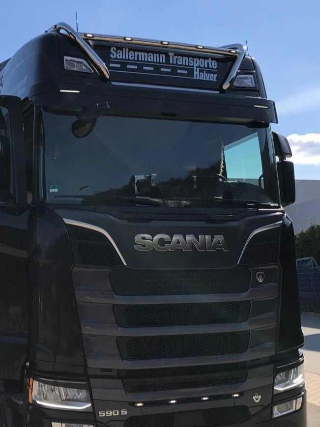 Střešní nerezový rám pro Scanii NTG H Type