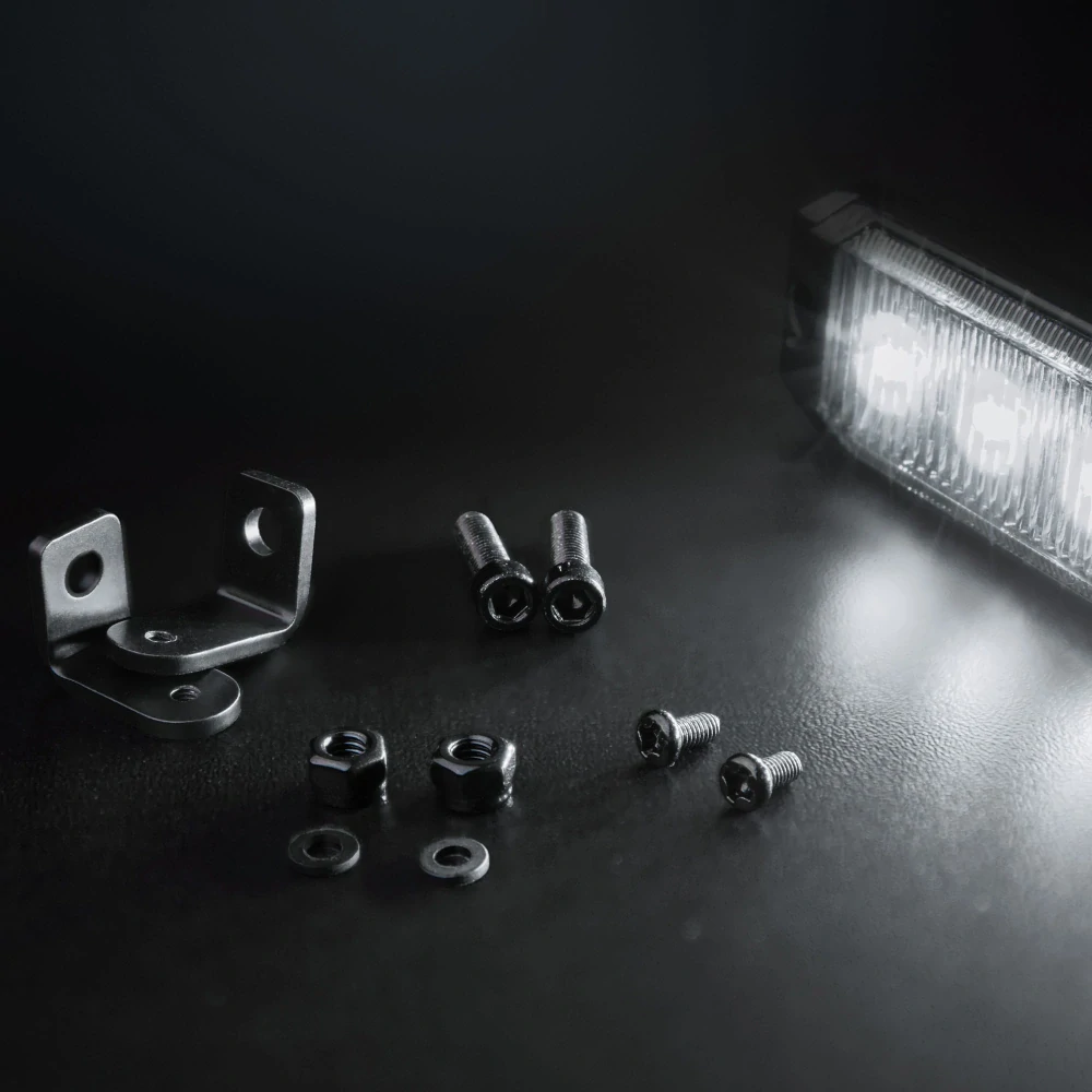 LED poziční světlo Strands Dark Knight SM6, 10-32V, 3,3W, R10- bílé