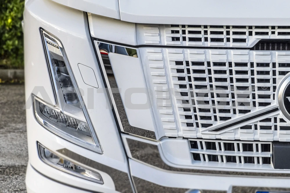 Nerezové lišty do masky, Volvo FH AERO