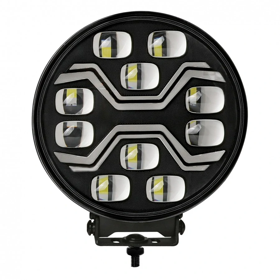 Reflektor LED Spider-X Toxic 220mm, 12-24V, 80W, ECE R10