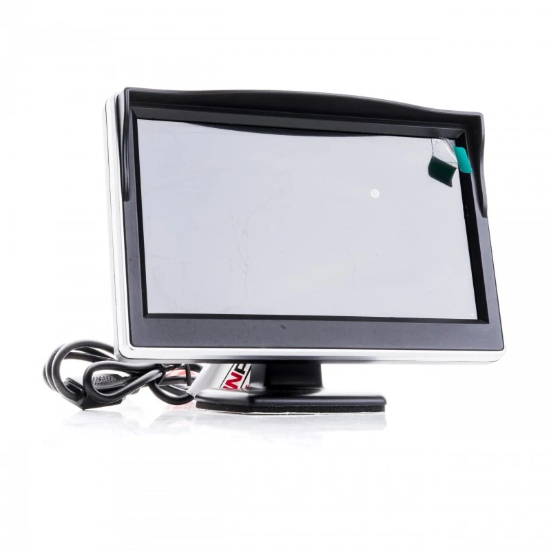Bezdrátová couvací kamera v rámečku SPZ s 2 čidly a LCD monitorem 5", 12V