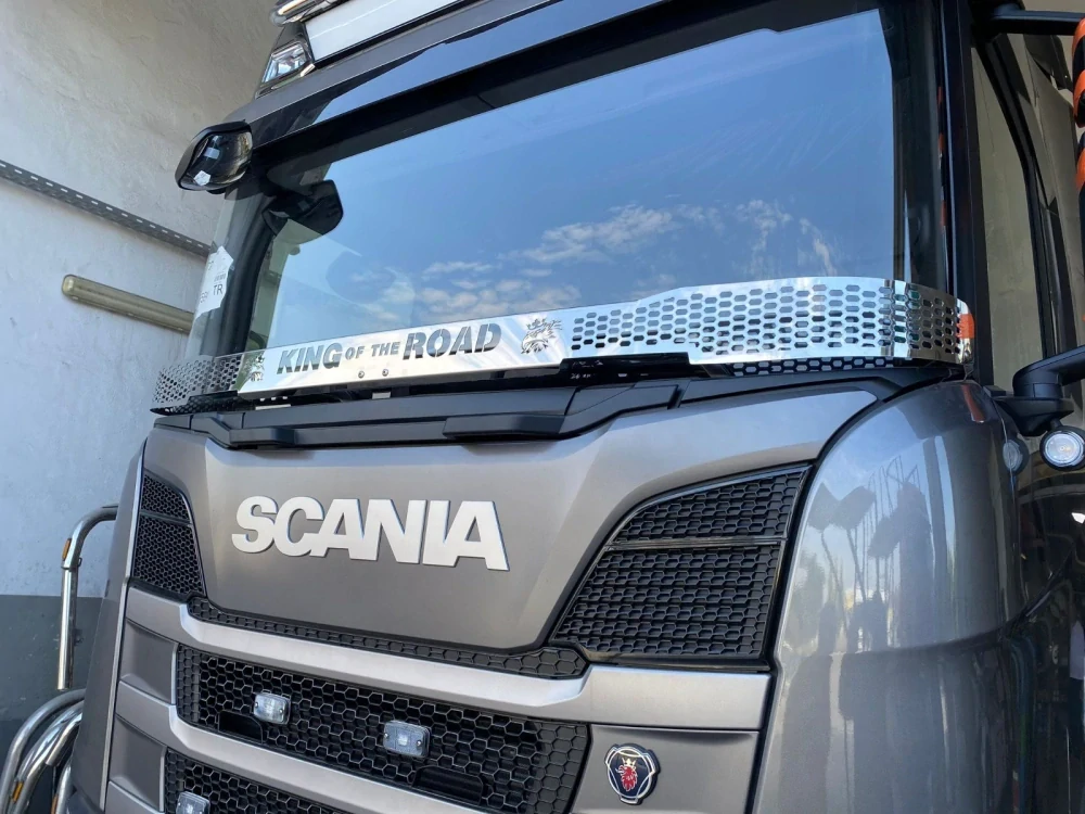 Nerezový kryt stěračů "květináč" Scania NTG 2017+