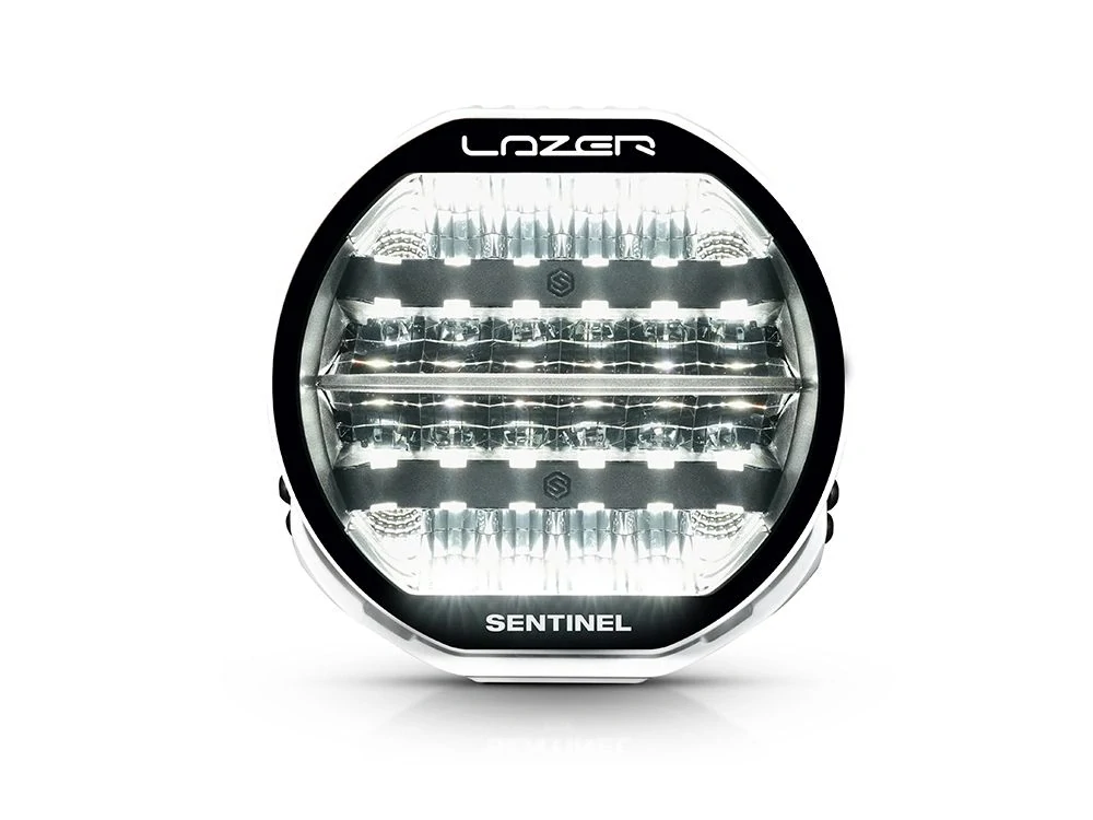LED přídavné světlo LAZER SENTINEL HIGHLINE 9" (228mm), poziční světlo, s funkcí výstražného majáku (strobo), 17020lm, 10-32V, 5000K- bílý