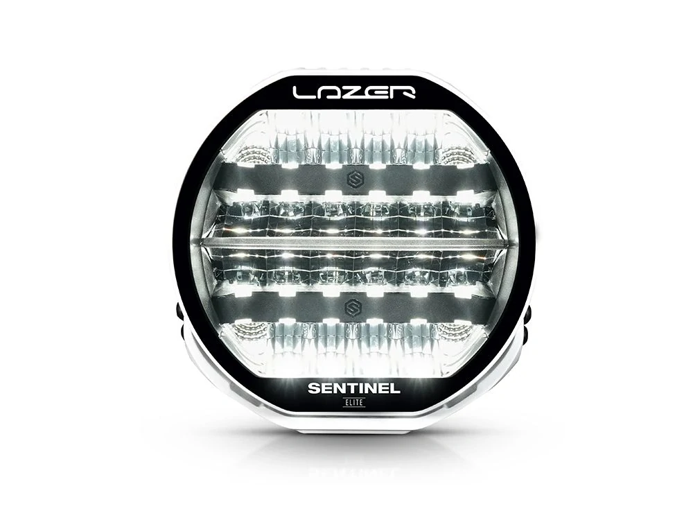 LED přídavné světlo LAZER SENTINEL ELITE 9" (228mm), gen.2, s dynamickým pozičním světlem, 10-32V, 15232lm, 5000K- bílý
