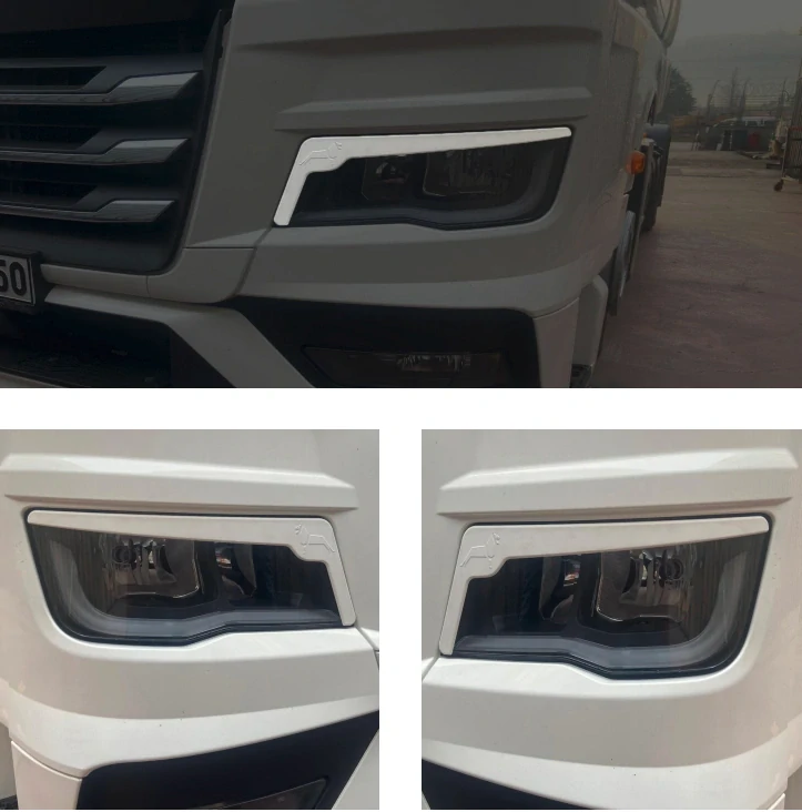 Kryty světel, mračítka - MAN TGX TG3