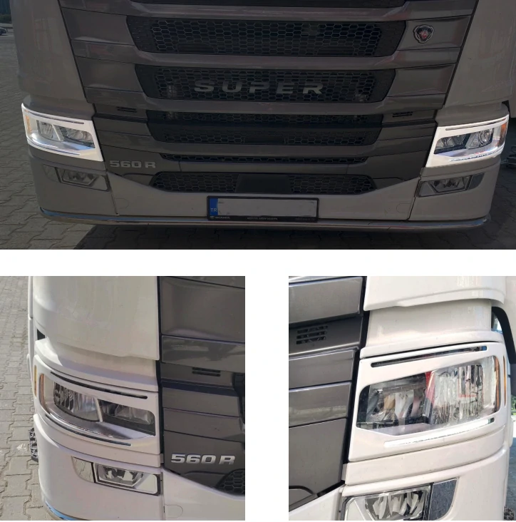 Celoplošné kryty světel, mračítka - Scania NTG
