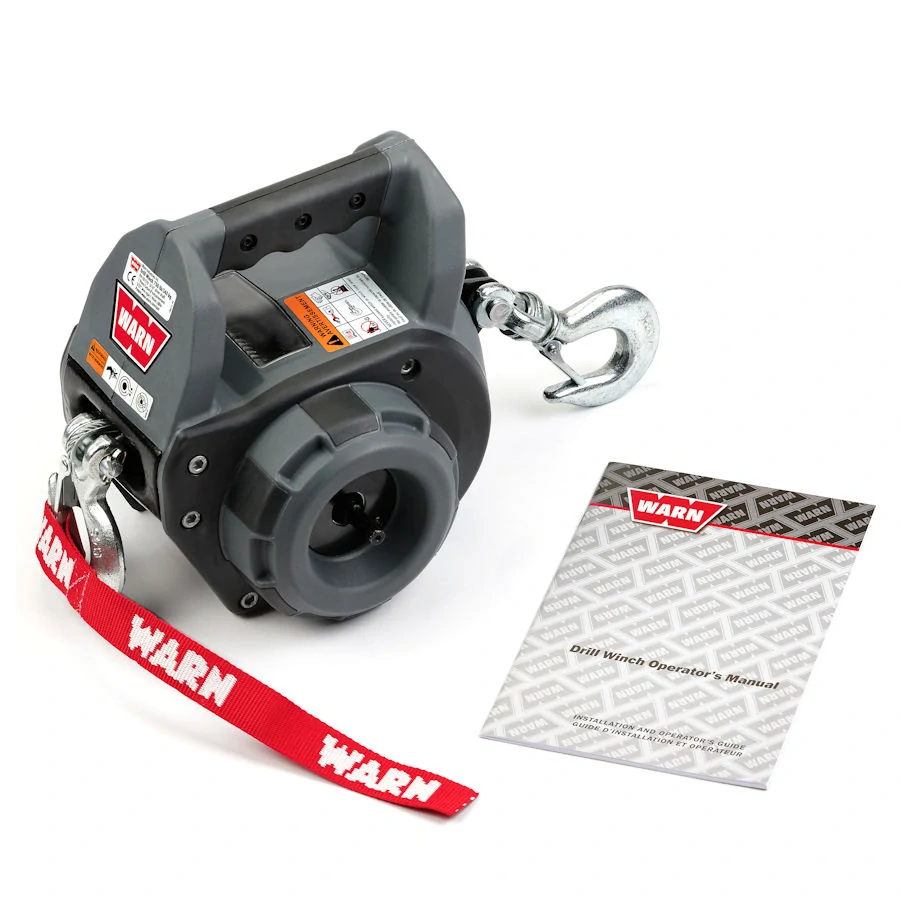 Naviják WARN Drill Winch 340kg se syntetickým lanem