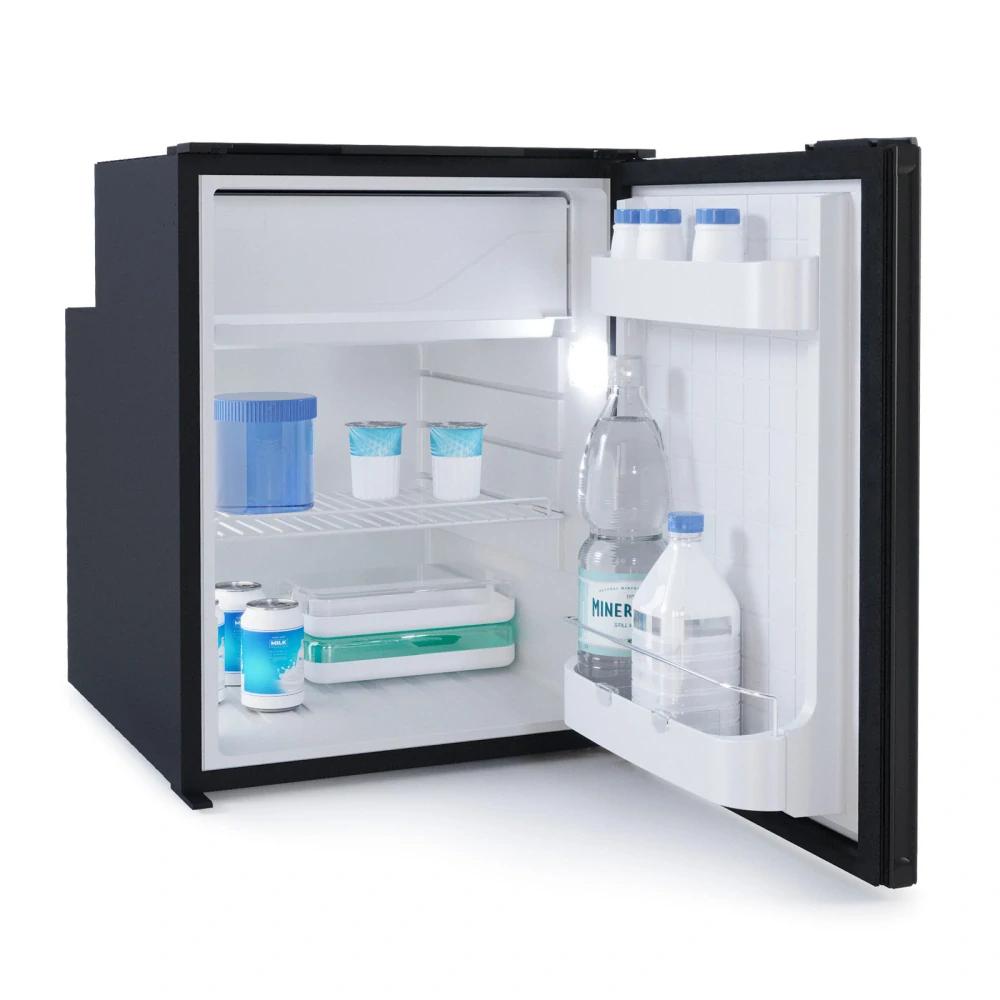 Vestavná lednice Vitrifrigo 90 l – kompresorová, 12/24V, černá