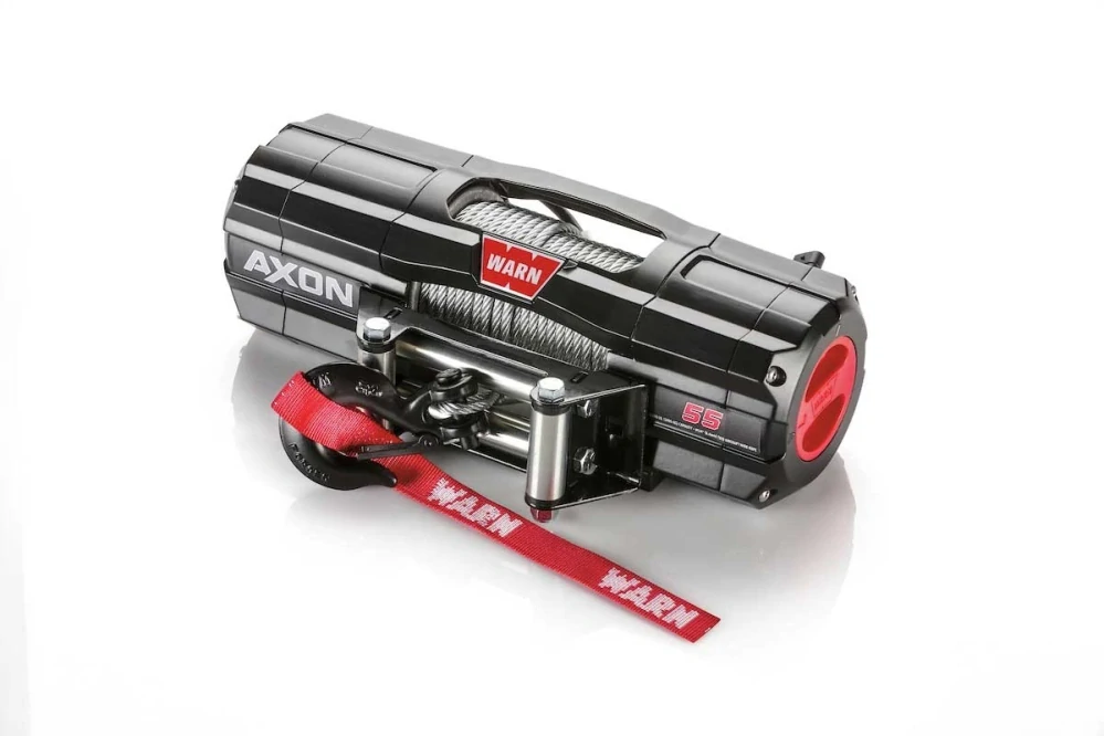 Naviják WARN Axon 55, 12V, pro ATV s ocelovým lanem