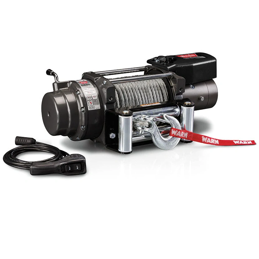 Naviják WARN CE-16.5ti, 12V s kabelovým ovladačem, ocelové lano