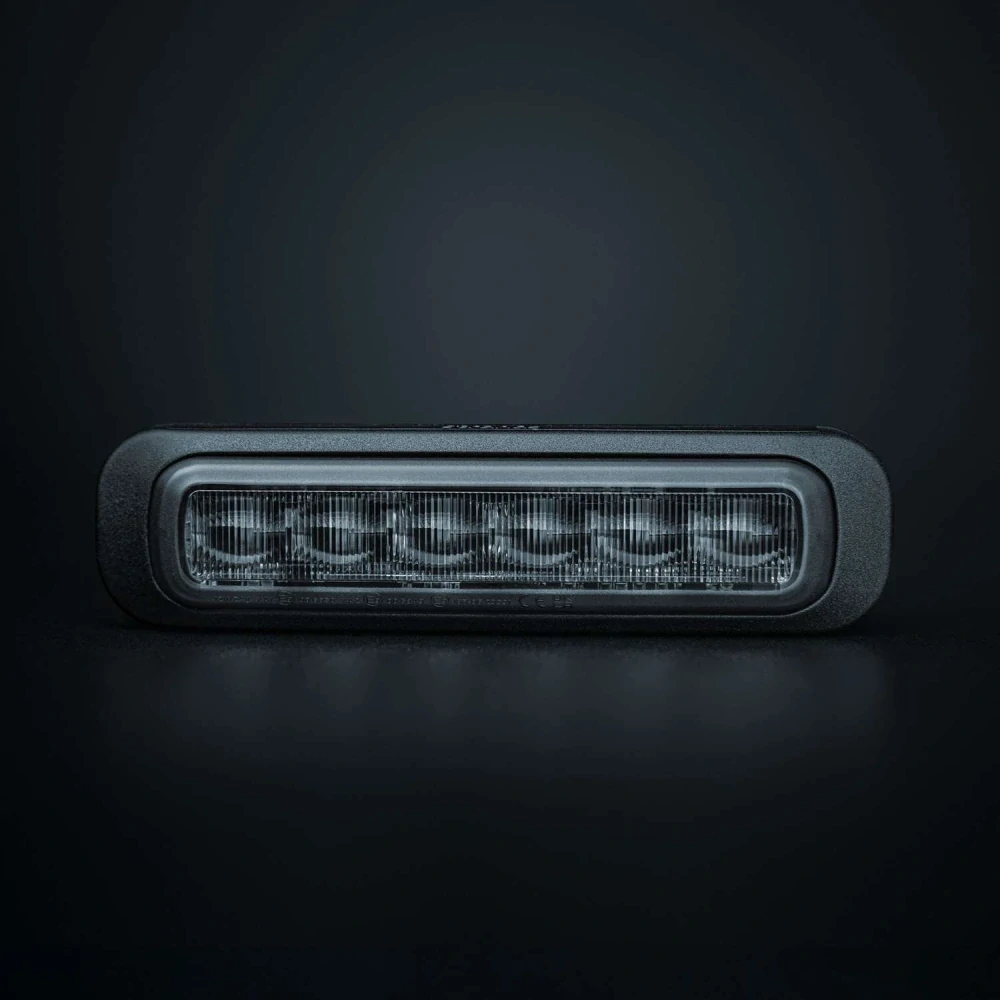 Výstražné světlo Strands Dark Knight, 6LED, 10-32V, 10W, ECE R10 - červené